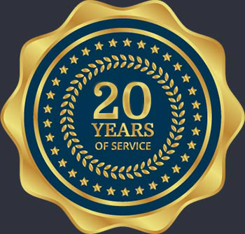 20 Years of service